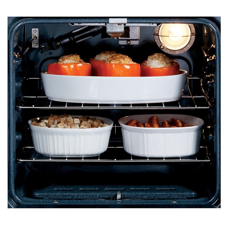 GE 24 in. 2.7 cu. ft. Electric Single Wall Oven - White, White, hires