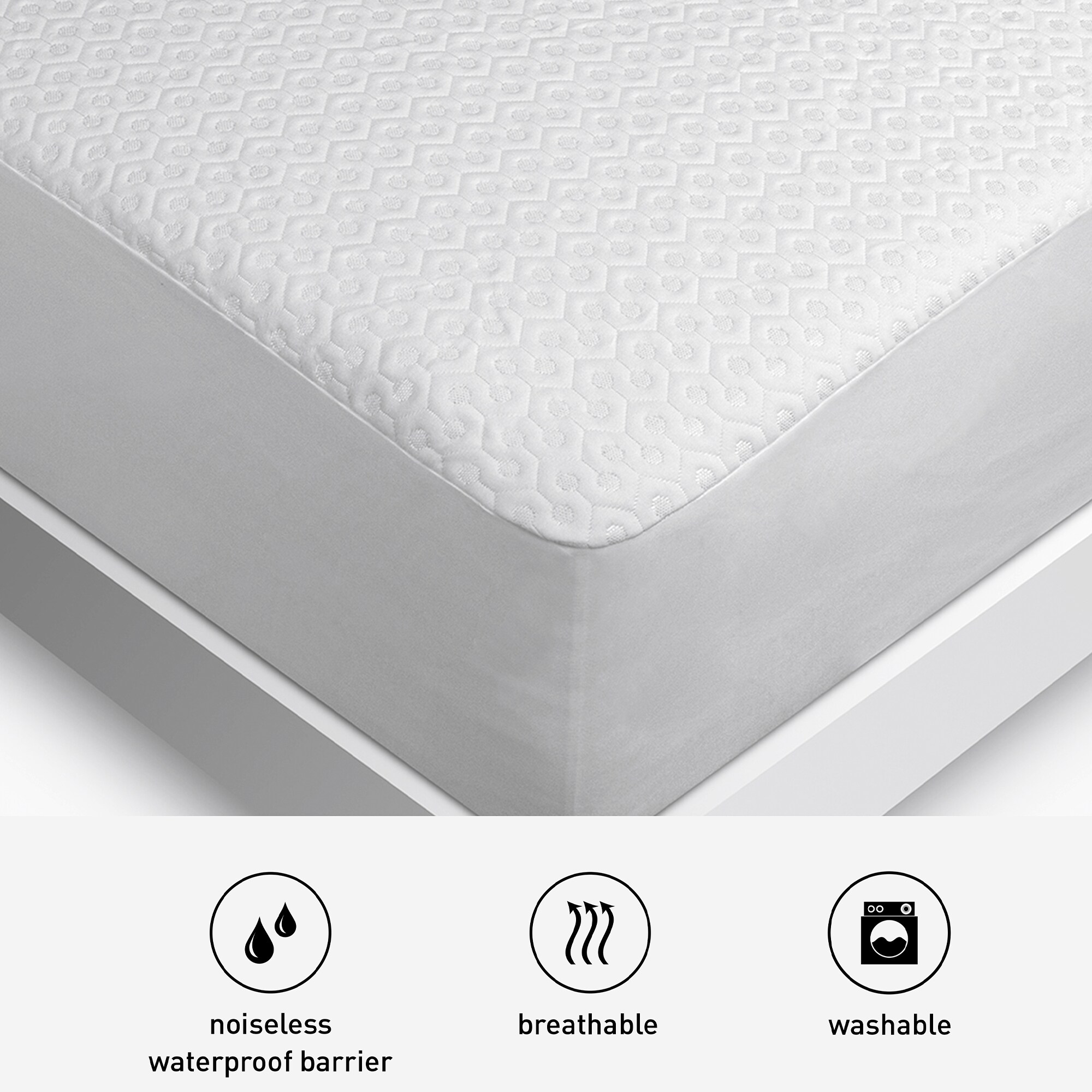 BEDGEAR Dri-Tec Twin Mattress Protector, , hires