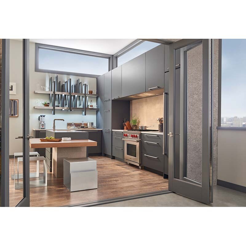 Wolf 34 in. Ducted Standard Style Range Hood with 2 LED Lights - Stainless Steel, , hires