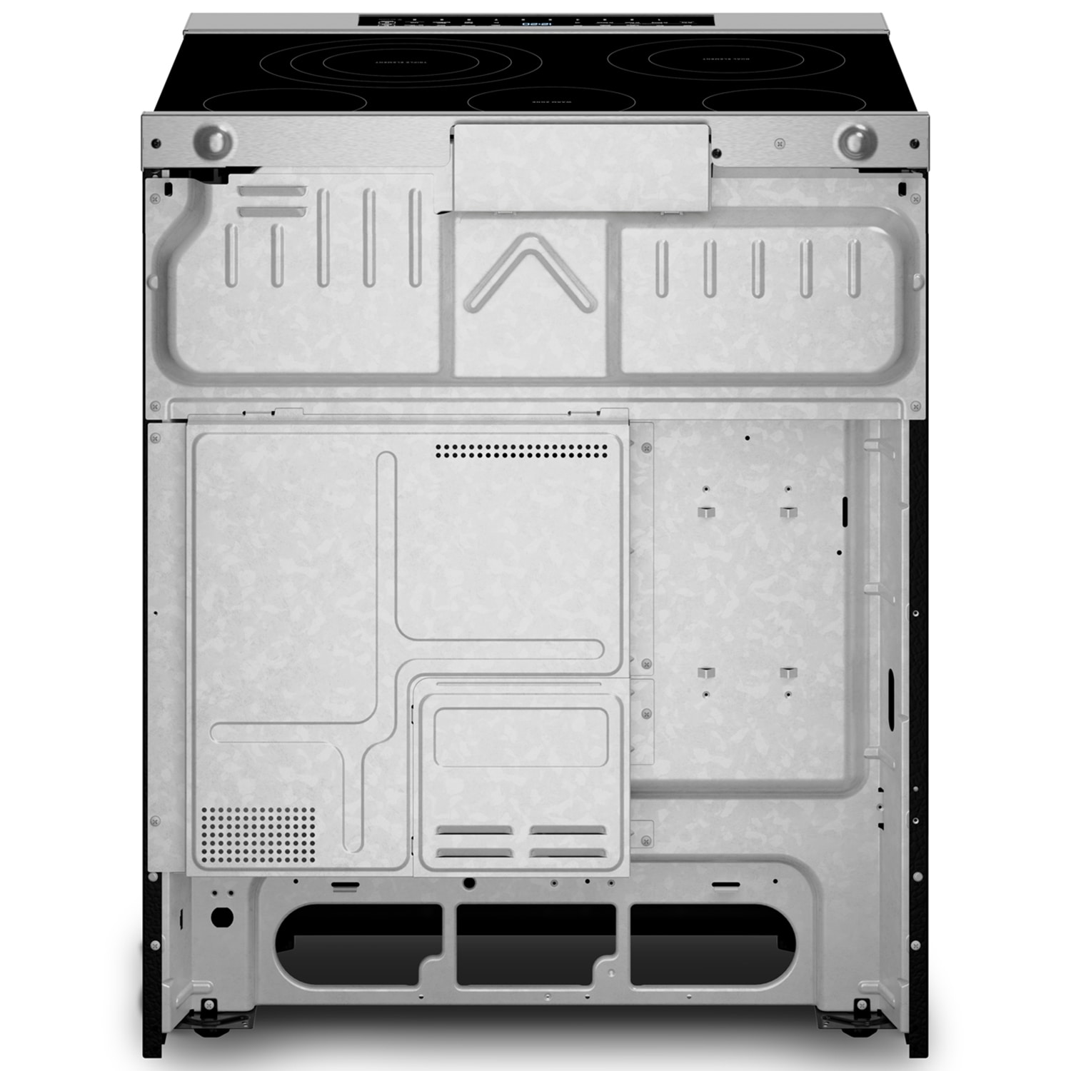 Whirlpool 30 in. 5.3 cu. ft. Smart Air Fry True European Convection Slide-In Electric Range with Radiant Burners - Fingerprint Resistant Stainless, Fingerprint Resistant Stainless, hires