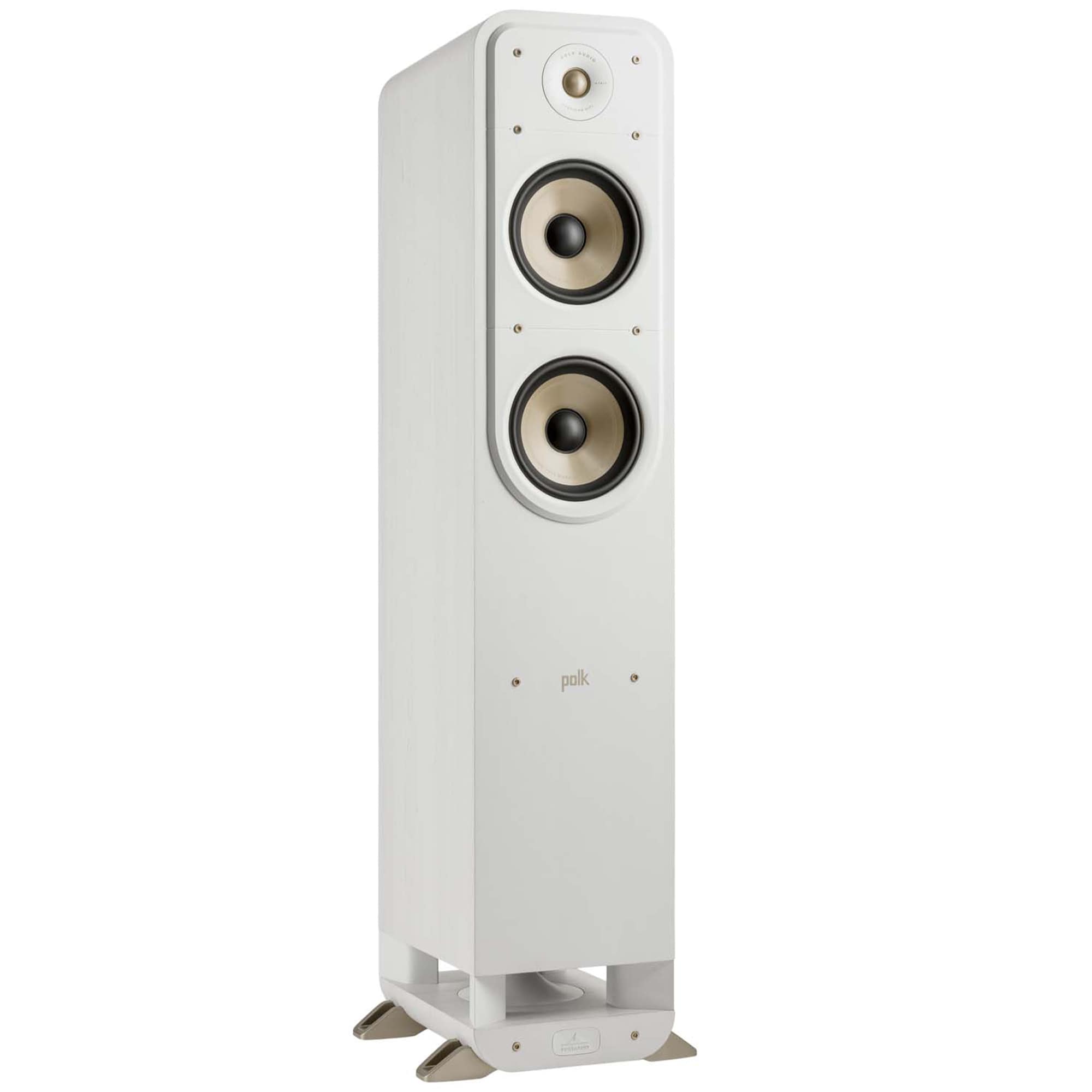 Polk Signature Elite ES55 High-Quality Floor-Standing Tower Speaker - White, White, hires