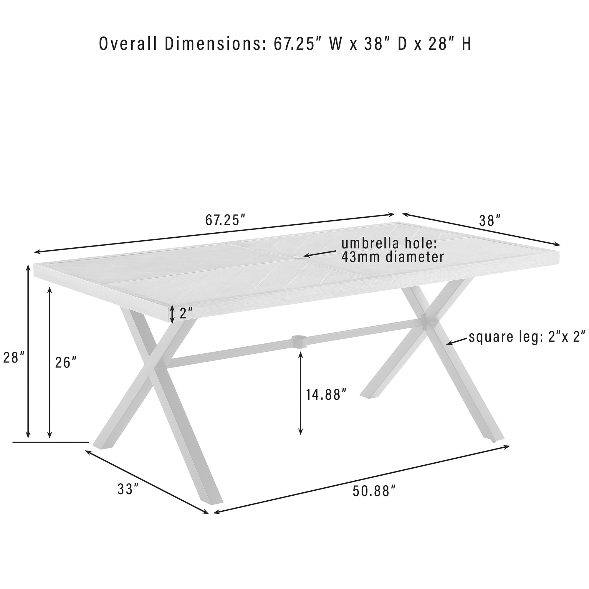 Crosley Otto 7-Piece Outdoor Dining Set Matte Black with Faux Wood Top and Two Swivel Chairs, , hires
