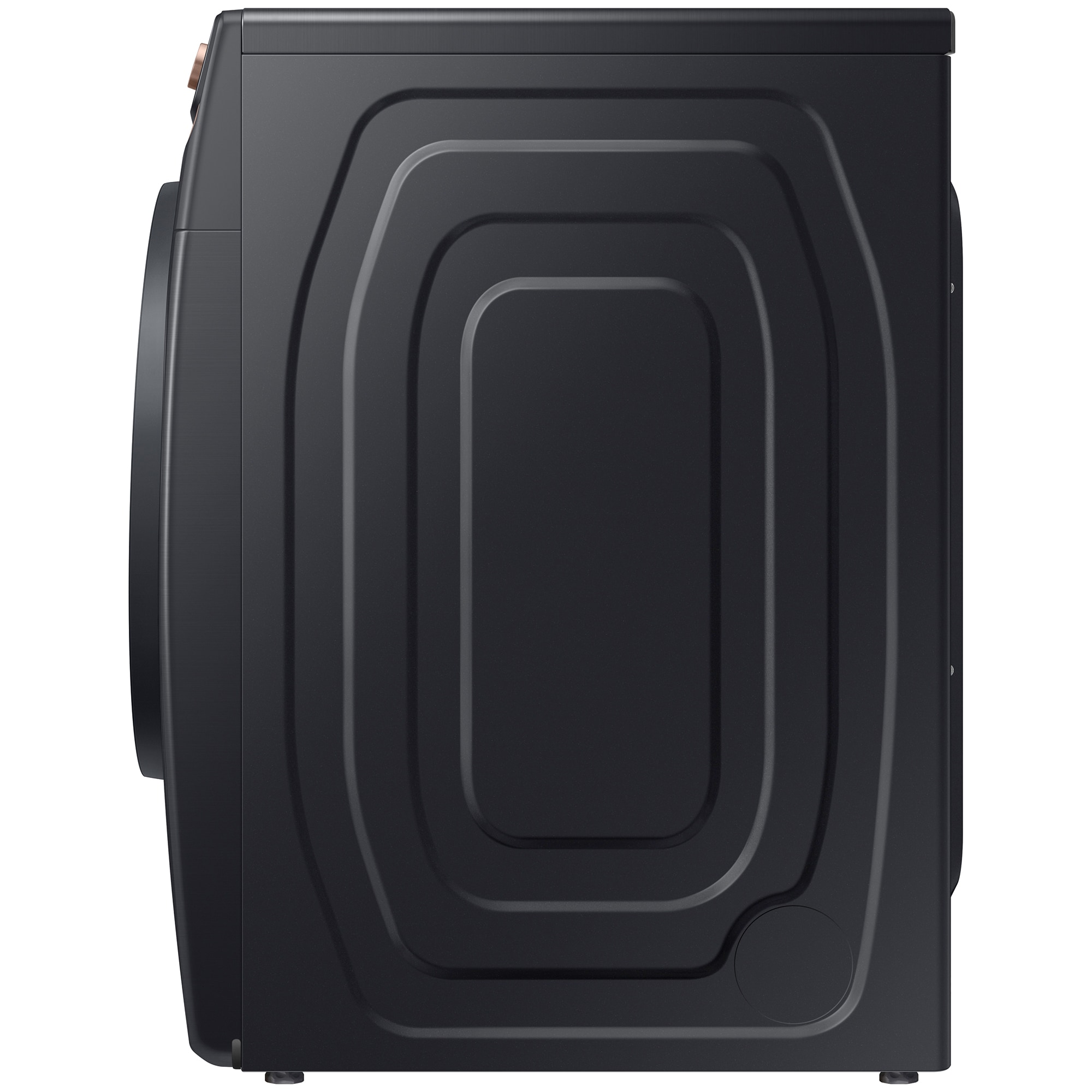 Samsung 27 in. 7.5 cu. ft. Smart Stackable Electric Dryer with Sanitize+, Steam Cycle & Sensor Dry - Brushed Black, Brushed Black, hires