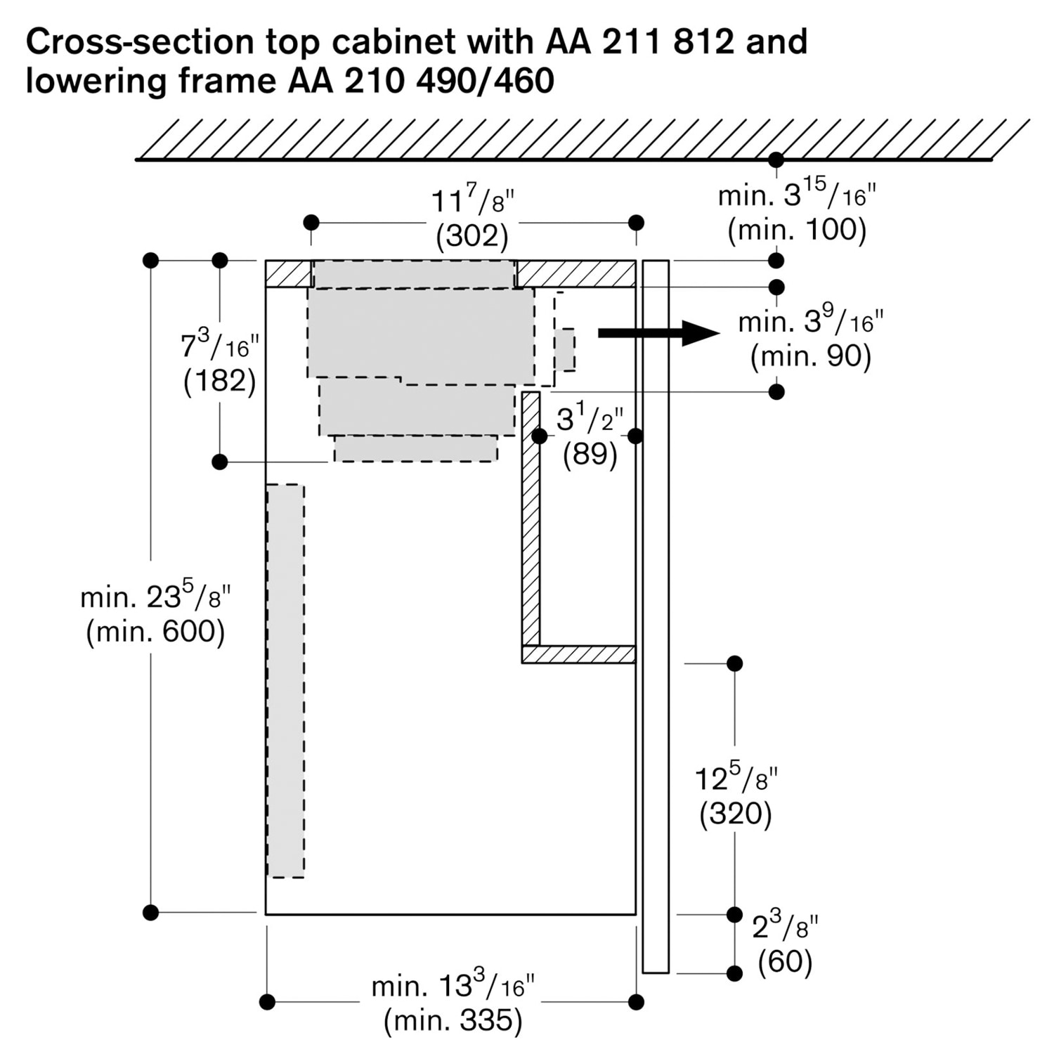Gaggenau 200 Series 36 in. Convertible Standard Style Range Hood with 370 CFM, 3 Fan Speeds & 2 LED Lights - Stainless Steel, , hires