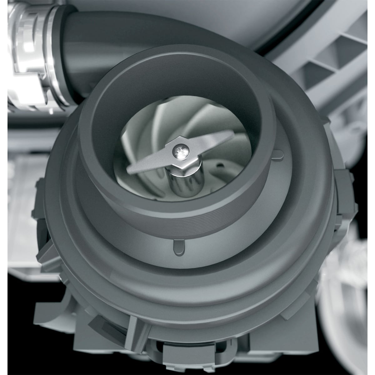 GE Profile 24 in. Top Control Flush-Mount Smart Dishwasher with 39 dBa Sound Level, 3rd-Rack & Twin Turbo Dry Boost - Fingerprint resistant Black Stainless, , hires