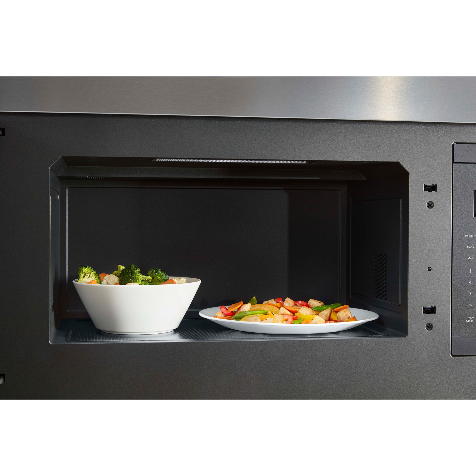 KitchenAid 30 in. 1.1 cu. ft. 1000W Over-the-Range Microwave with 400 CFM & Sensor Cooking - Stainless Steel with PrintShield Finish, Stainless Steel with PrintShield Finish, hires