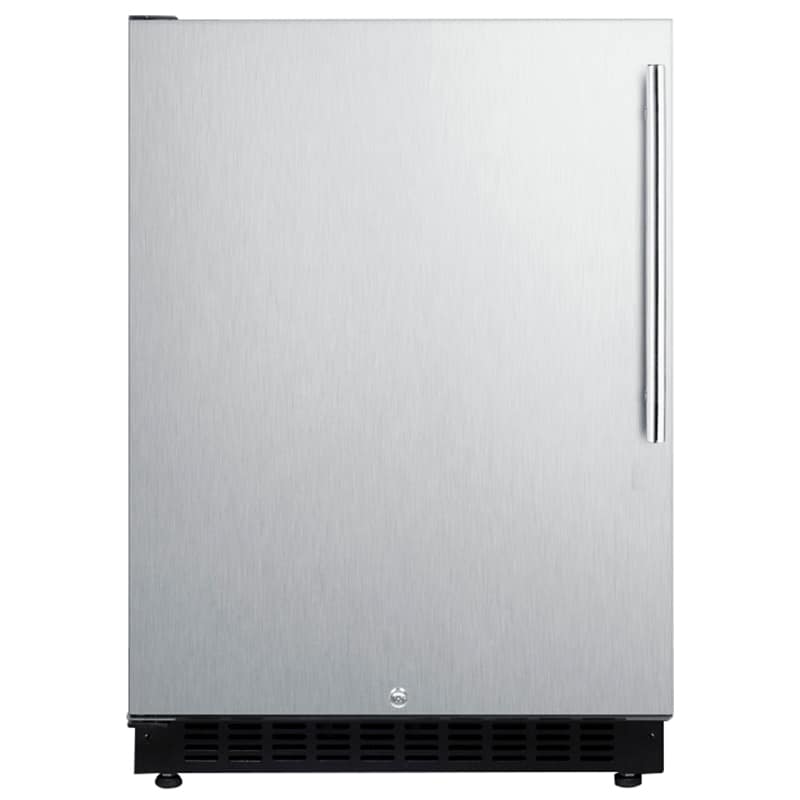 Summit 24 in. 4.8 cu. ft. Undercounter Refrigerator - Stainless Steel, , hires