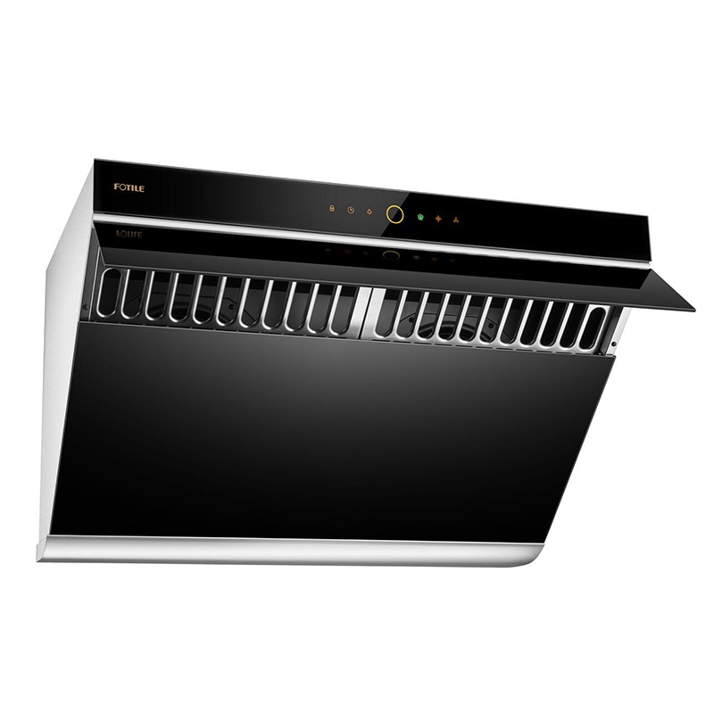 Fotile Slant Vent Series 30 in. Ducted Standard Style Range Hood with 1000 CFM, 4 Fan Speeds & 2 LED Lights - Onyx Black, , hires