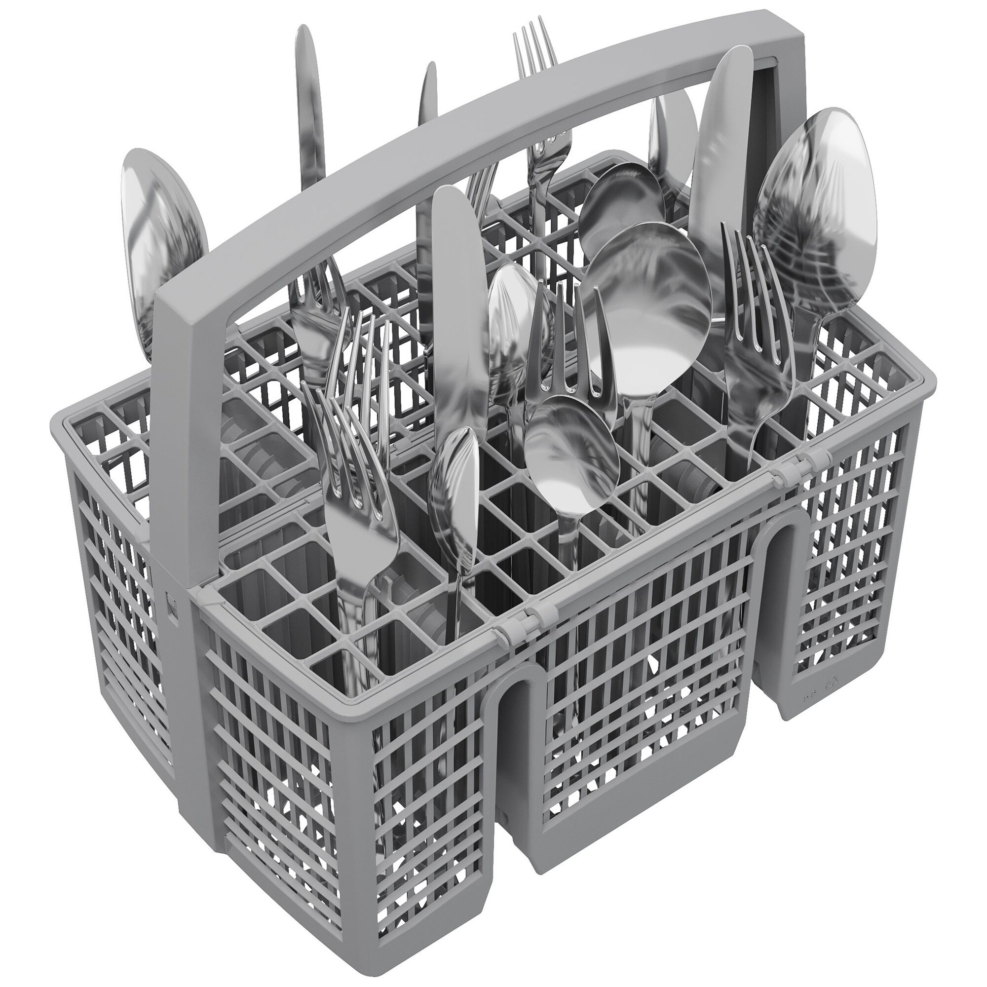 Bosch 300 Series 24 in. Front Control Smart Dishwasher with 48 dBA Sound Level, 3rd Rack, PureDry & Pocket Handle - White, White, hires