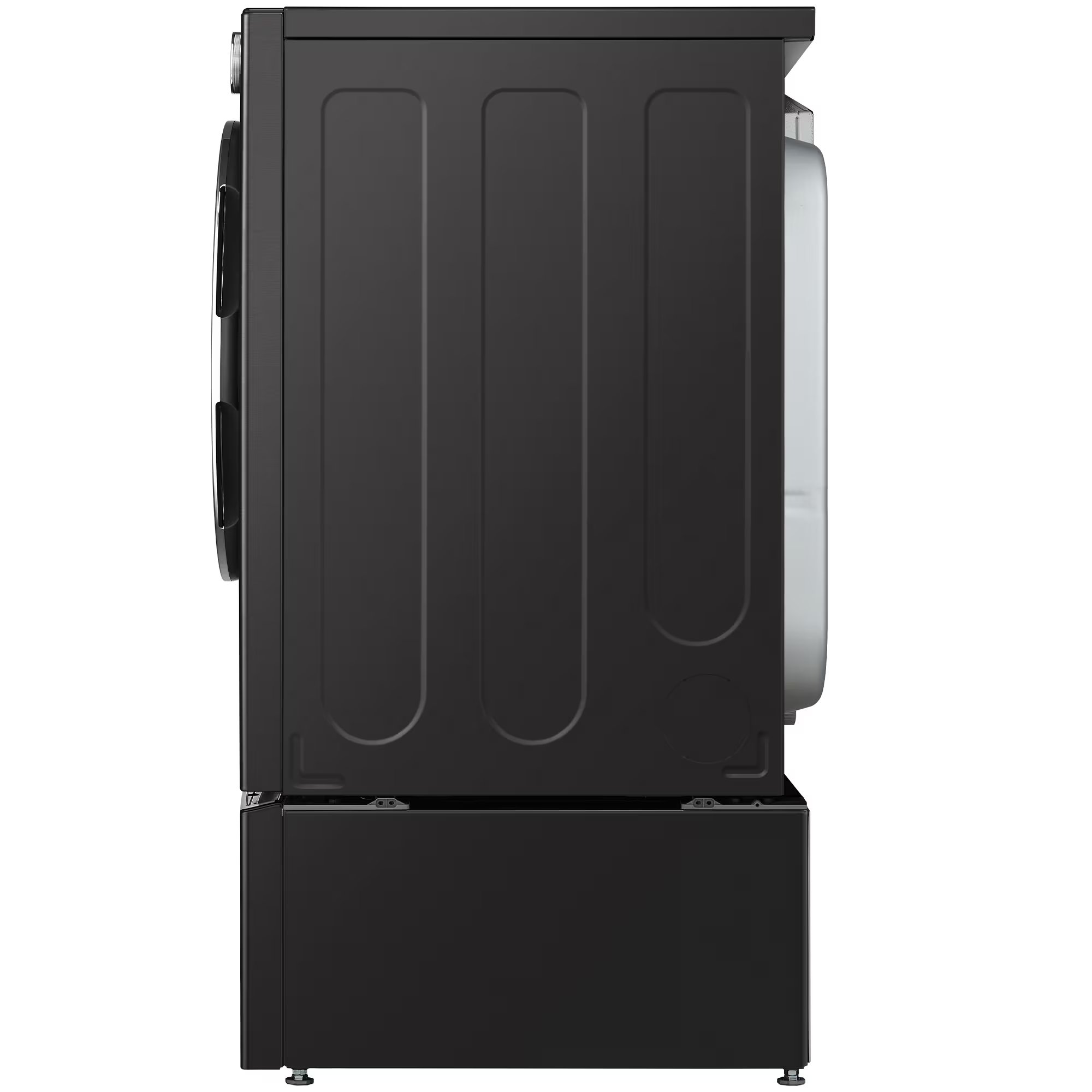 LG 27 in. 7.4 cu. ft. Electric Smart Dryer with 23 Dryer Programs, 11 Dry Options, Wrinkle Care & Sensor Dry - Black Steel, , hires