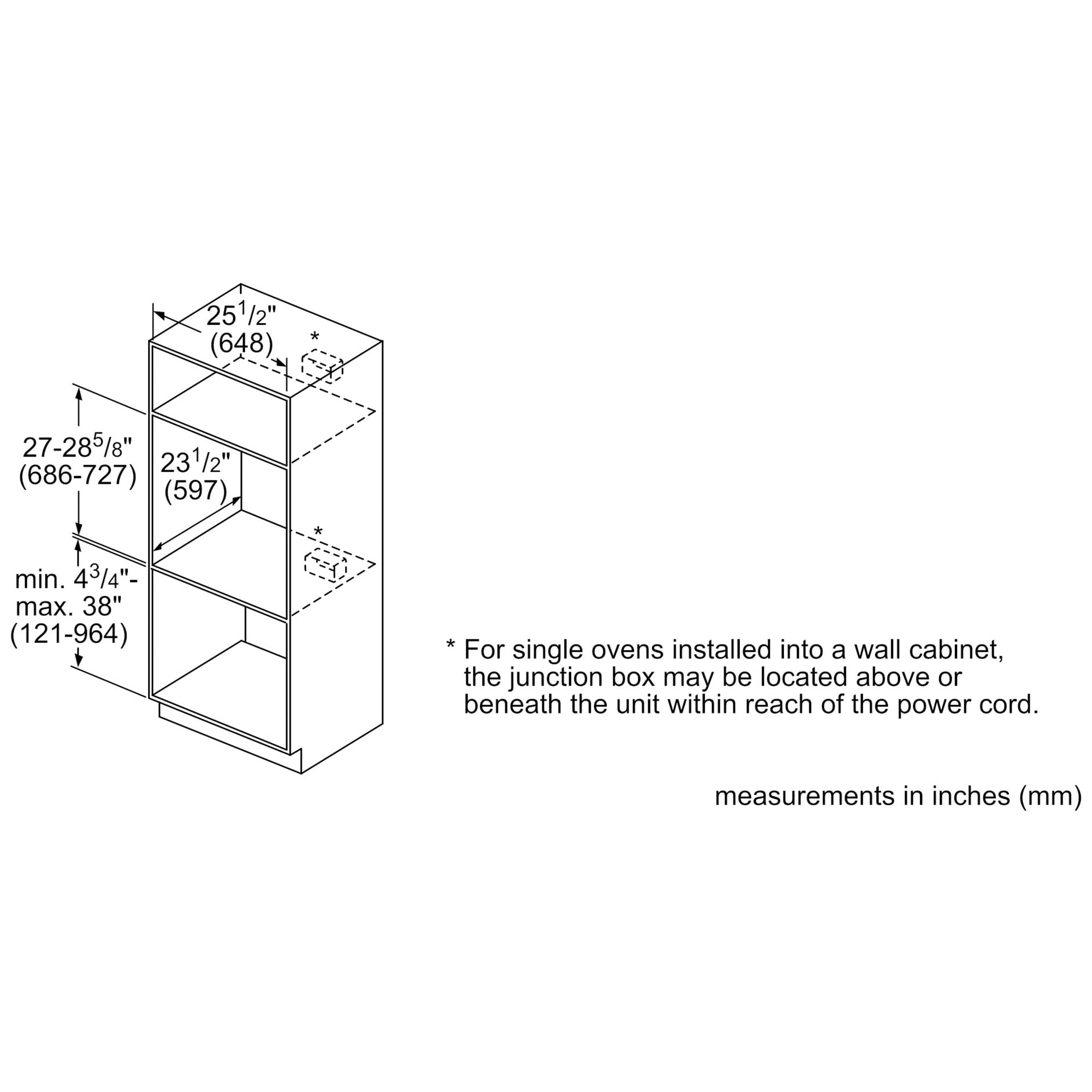 Bosch 800 Series 27 in. 3.9 cu. ft. Electric Single Wall Oven with True European Convection - Stainless Steel, , hires