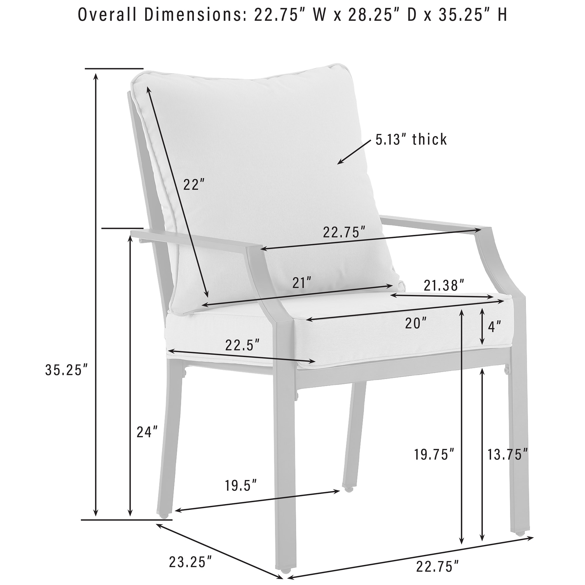 Crosley Otto 7-Piece Outdoor Dining Set Matte Black with Faux Wood Top and Two Swivel Chairs, , hires