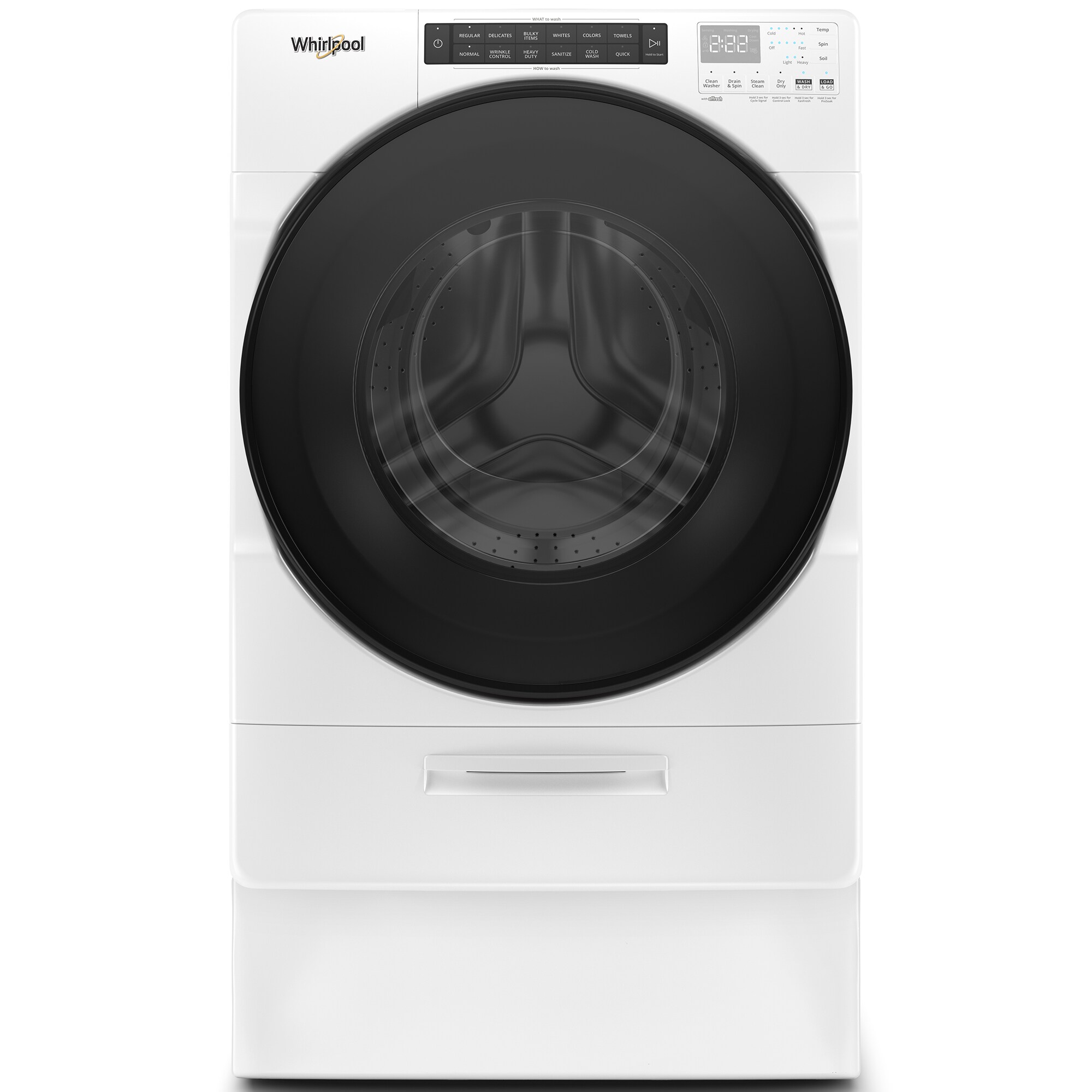 Whirlpool 27 in. 4.5 cu. ft. Electric AllinOne Front Load WasherDryer Combo with 1 Dryer