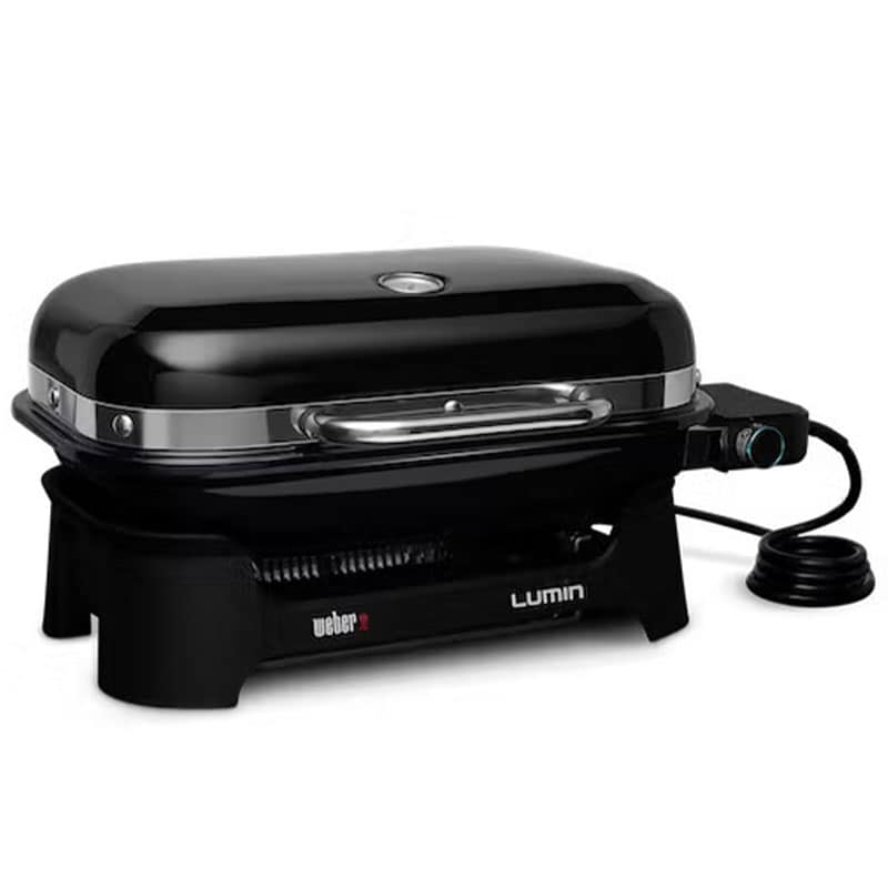 Weber Compact Lumin Portable Electric Grill - Black, , hires