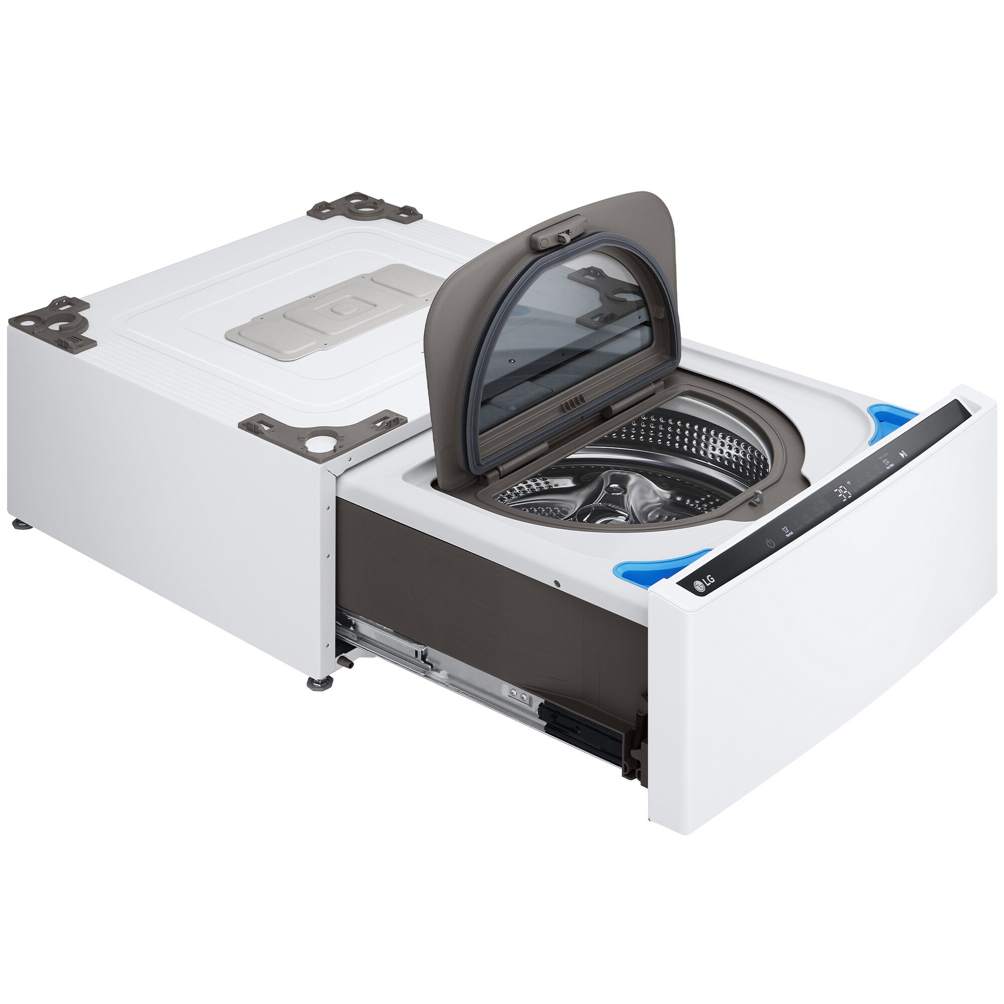 LG SideKick 27 in. 1.0 cu. ft. TwinWash Compatible Pedestal Washer - White, , hires