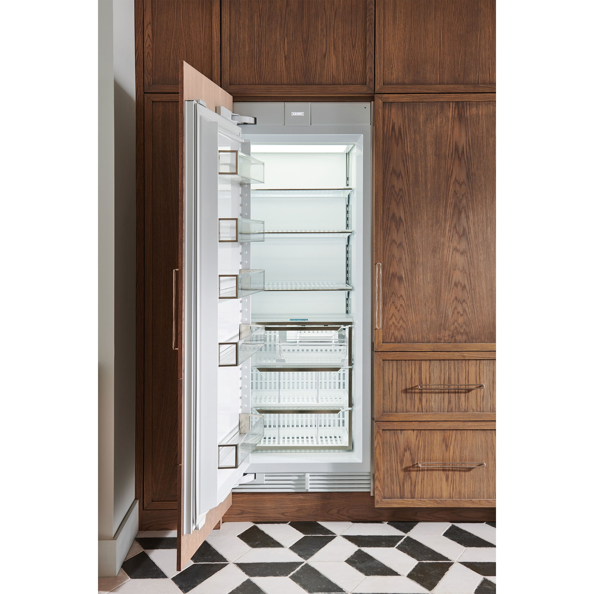 Sub-Zero Designer 30 in. 15.5 cu. ft. Built-in Smart Double-Drawers Upright Freezer with Ice-Maker & Adjustable Shelves - Custom Panel Ready, , hires