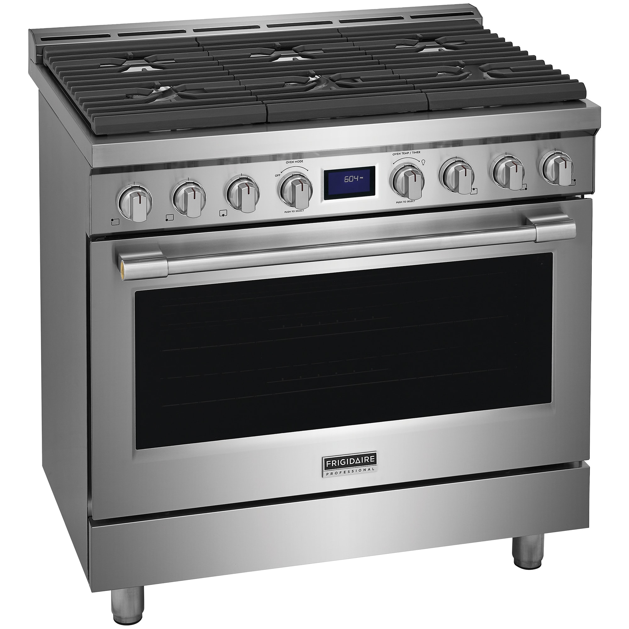 Frigidaire Professional 36 in. 4.4 cu. ft. True European Convection Gas Range with 6 Sealed Burners - Stainless Steel, , hires