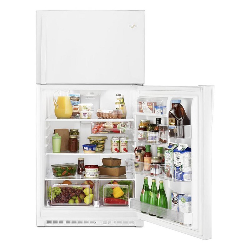 Whirlpool 33 in. 21.3 cu. ft. Top Freezer Refrigerator - White, White, hires