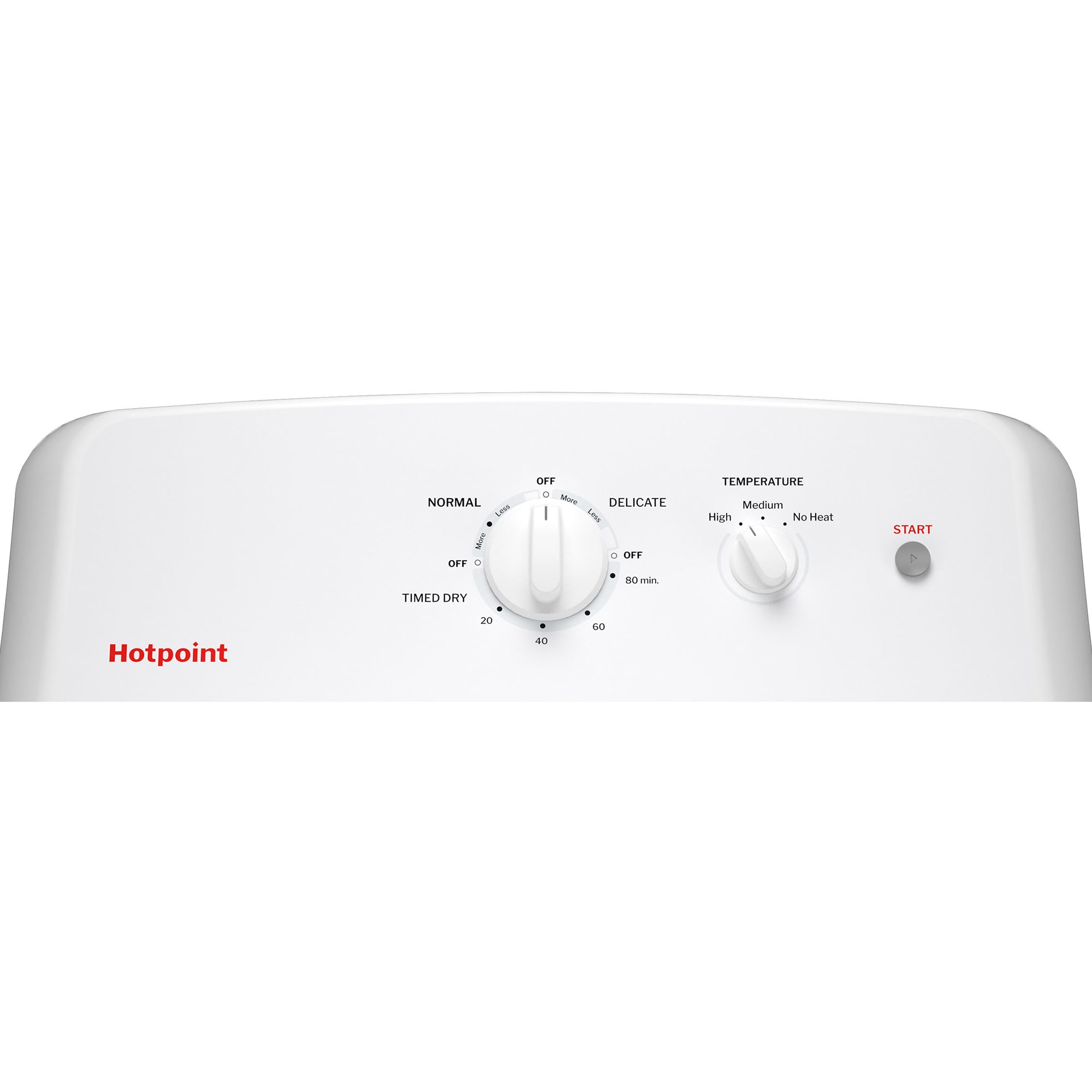 Hotpoint 27 in. 6.2 cu. ft. Electric Dryer with Up To 120 ft. Venting & Shallow Depth - White, , hires