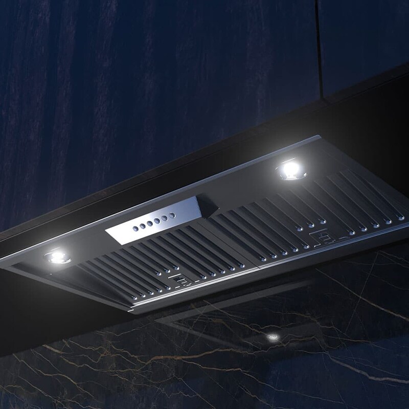XO 30 in. Convertible Standard Style Range Hood with 600 CFM, 3 Fan Speeds & 2 LED Lights - Stainless Steel, , hires
