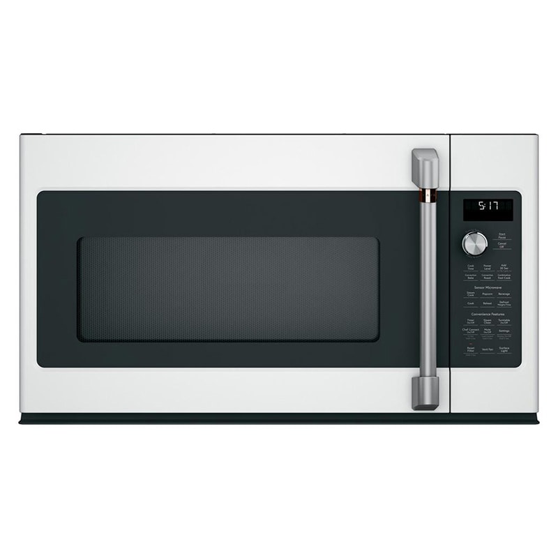 Cafe Over the Range Microwave Handle and Knob Set - Brushed Stainless Steel, , hires