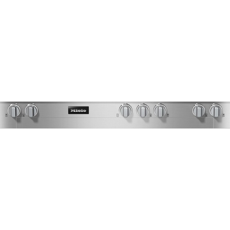 Miele 48 in. Gas RangeTop Cooktop with 6 Sealed Burners & Griddle Clean Touch Steel P.C
