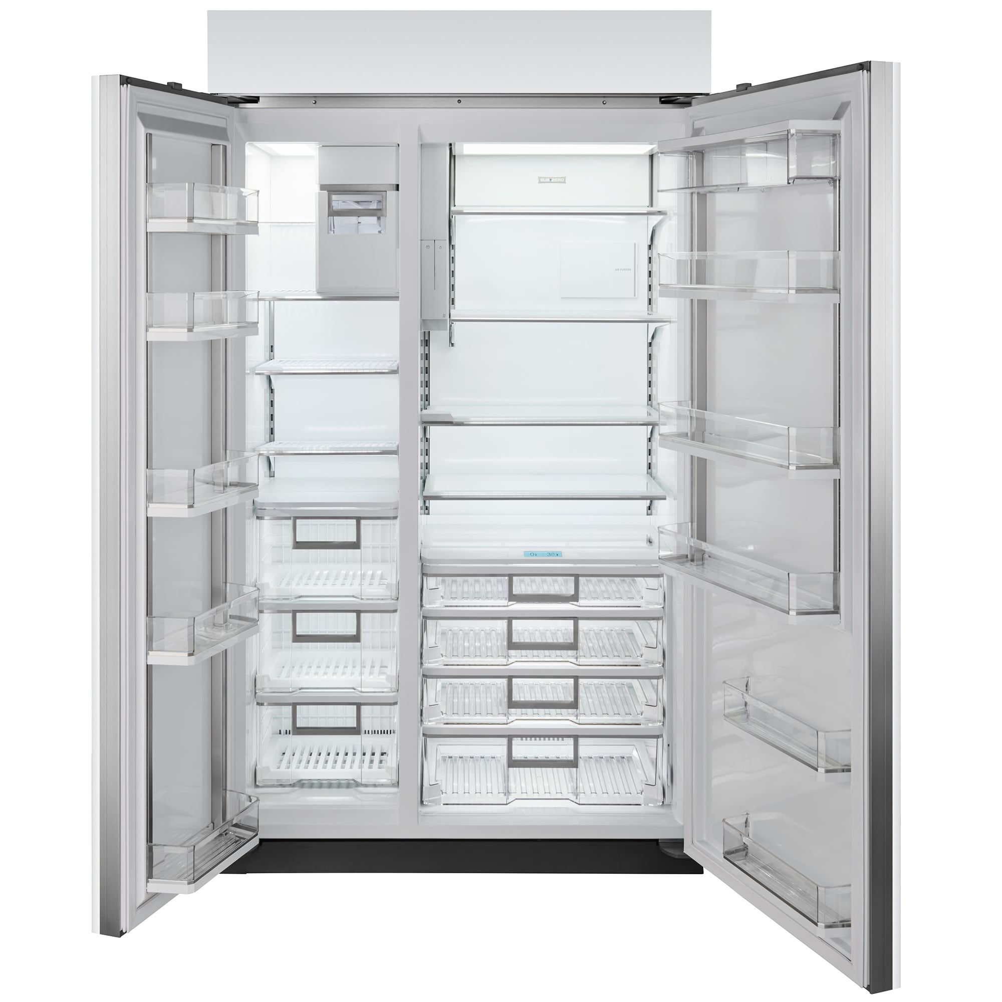 Sub-Zero Classic 48 in. 28.8 cu. ft. Built-In Smart Counter Depth Side-by-Side Refrigerator with Internal Ice & Water Dispenser - Custom Panel Ready, , hires