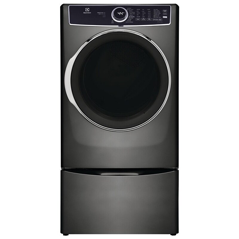 Electrolux 600 Series 27 in. 8.0 cu. ft. Stackable Gas Dryer with LuxCare Dry, Instant Refresh, Perfect Steam & Sanitize Cycle - Titanium, Titanium, hires