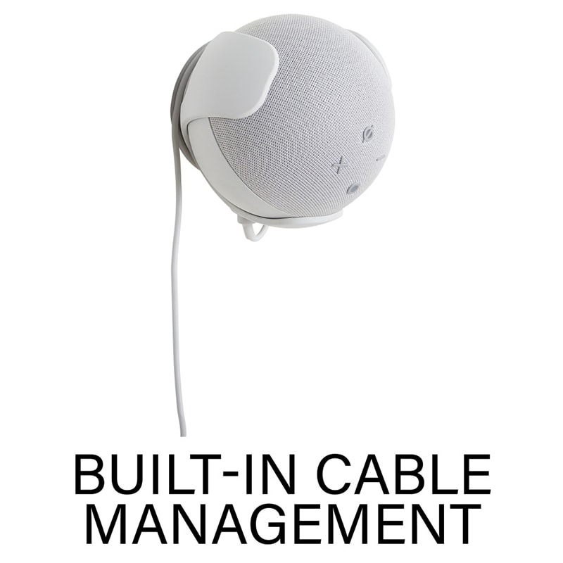 Sanus 4th Gen Echo Dot Mount - White, , hires