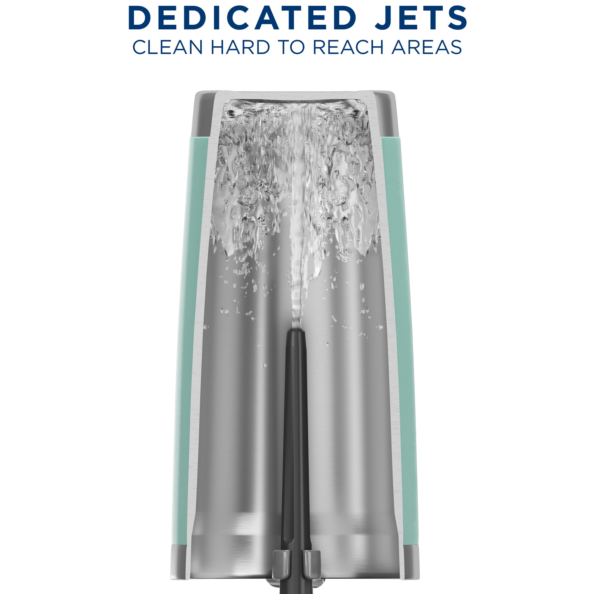 GE 24 in. Top Control Flush-Mount Dishwasher with 45 dBa Sound Level, 3rd-Rack & Dry Boost - Fingerprint Resistant Stainless, Fingerprint Resistant Stainless, hires