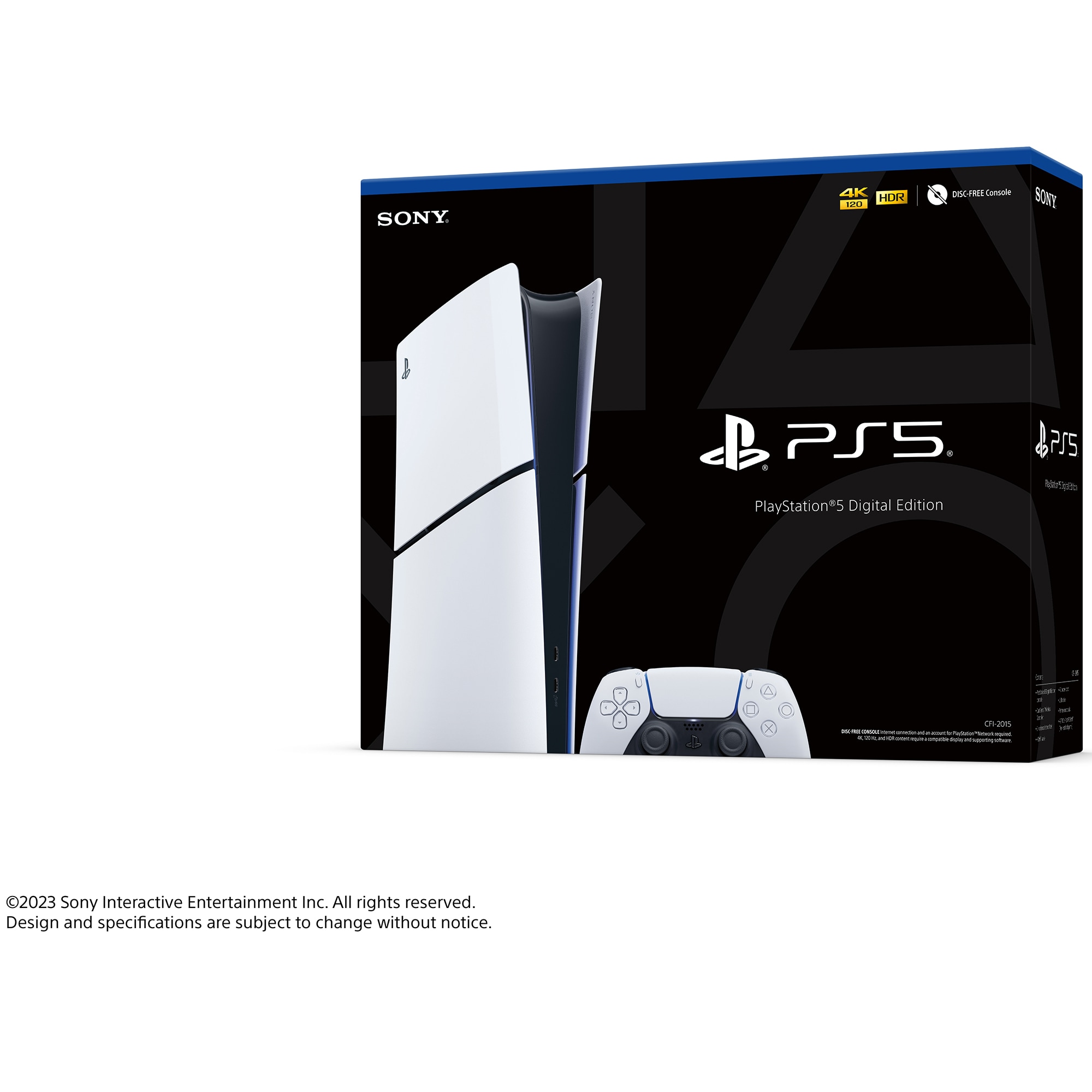 Sony - PlayStation 5 Slim Console Digital Edition (PS5) - White, , hires