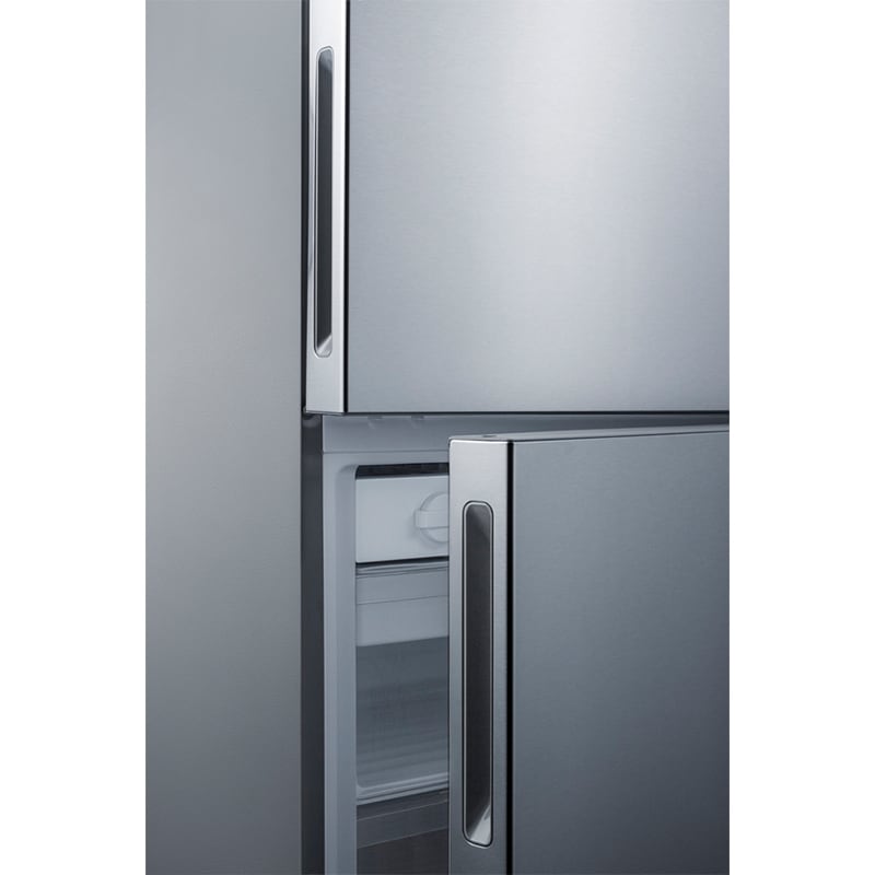 Summit 28 in. 14.6 cu. ft. Counter Depth Bottom Freezer Refrigerator - Stainless Steel, , hires
