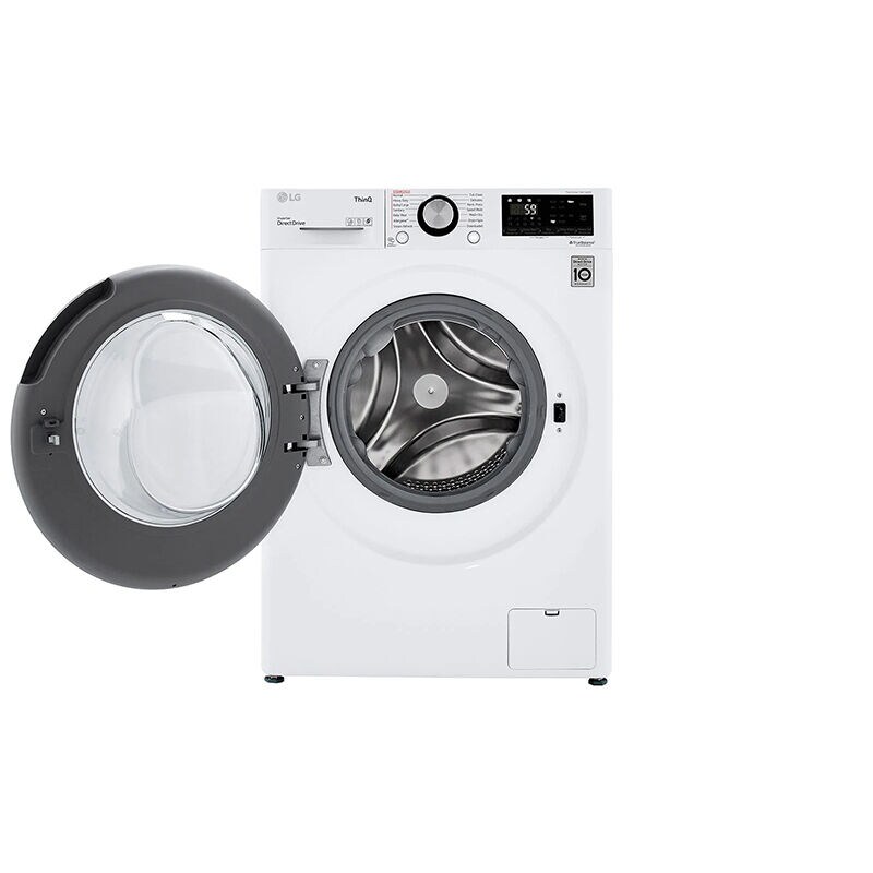 LG 24" Electric All-in-One Front Loading Combo with 2.4 Cu. Ft. Washer with 14 Wash Programs & 2.4 Cu. Ft. Dryer with 1 Dryer Program, Sensor Dry & Wrinkle Care - White, White, hires