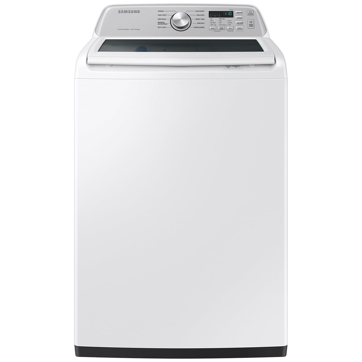 Samsung 27 in. 4.6 cu. ft. Smart Top Load Washer with ActiveWave Agitator & Active WaterJet - White, White, hires