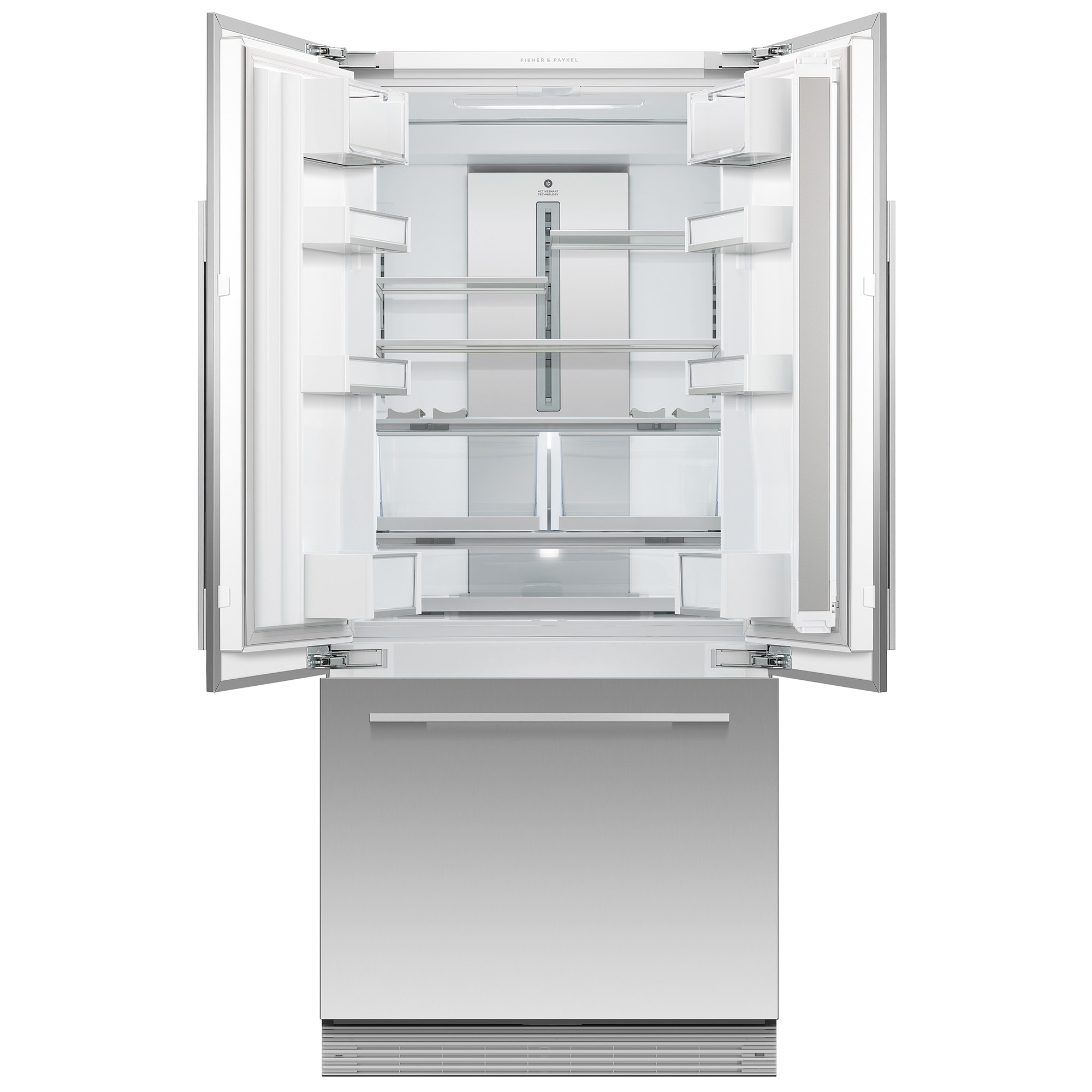 Fisher & Paykel Series 7 32 in. 14.7 cu. ft. Built-In Counter Depth French Door Refrigerator with Water Dispenser - Custom Panel Ready, , hires