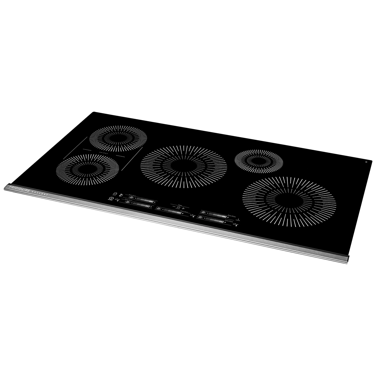 Frigidaire Gallery 36 in. 5-Burner Induction Cooktop with Simmer Burner & Power Burner - Black, , hires