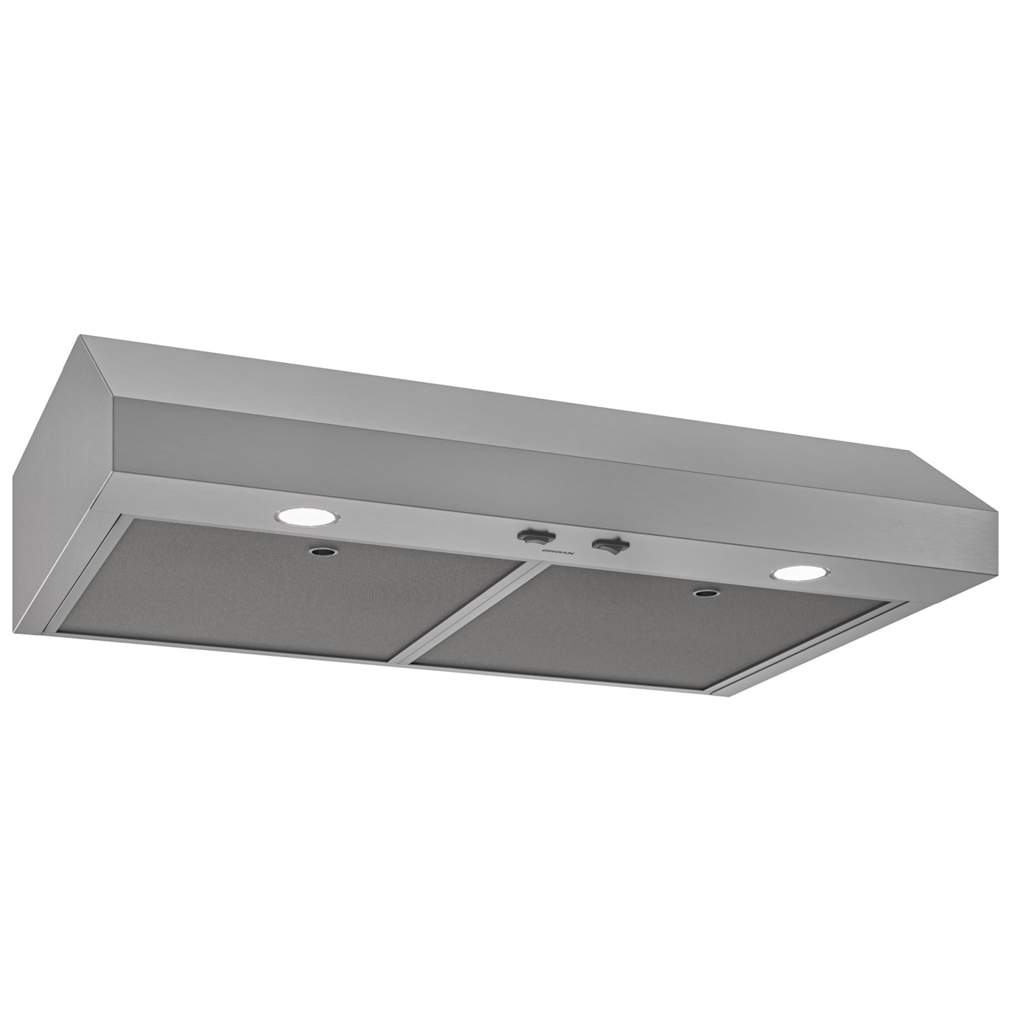 Broan 30 in. Standard Style Range Hood with 2 Speed Settings, 350 CFM & 2 LED Lights - Stainless Steel, Stainless Steel, hires