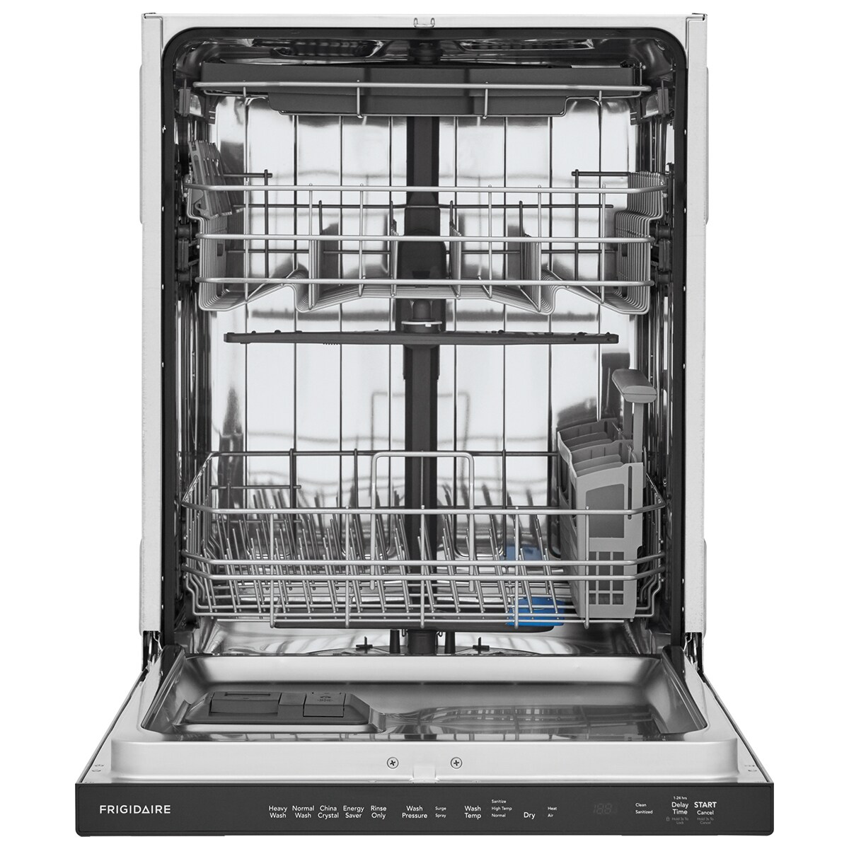 Frigidaire 24 in. Top Control Dishwasher with 49 dBa Sound Level, 3rd-Rack, EvenDry & Pocket - Stainless Steel, , hires