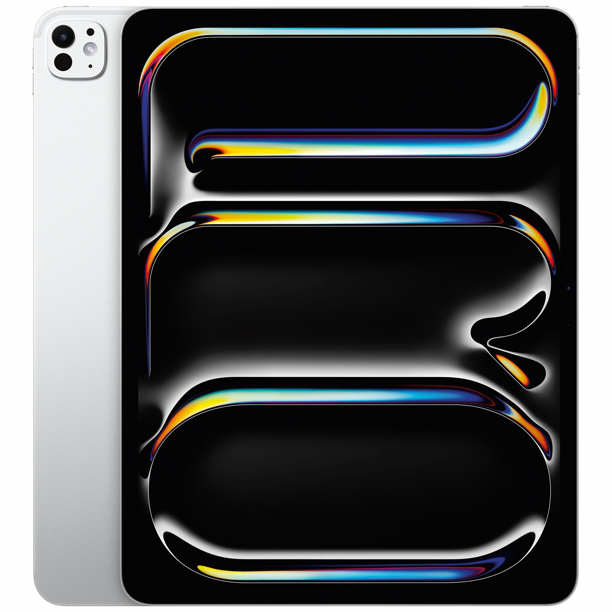 Apple - 13-inch iPad Pro (Latest Model) M4 chip Wi-Fi 2TB with OLED Nano Texture Glass - Silver, Silver, hires