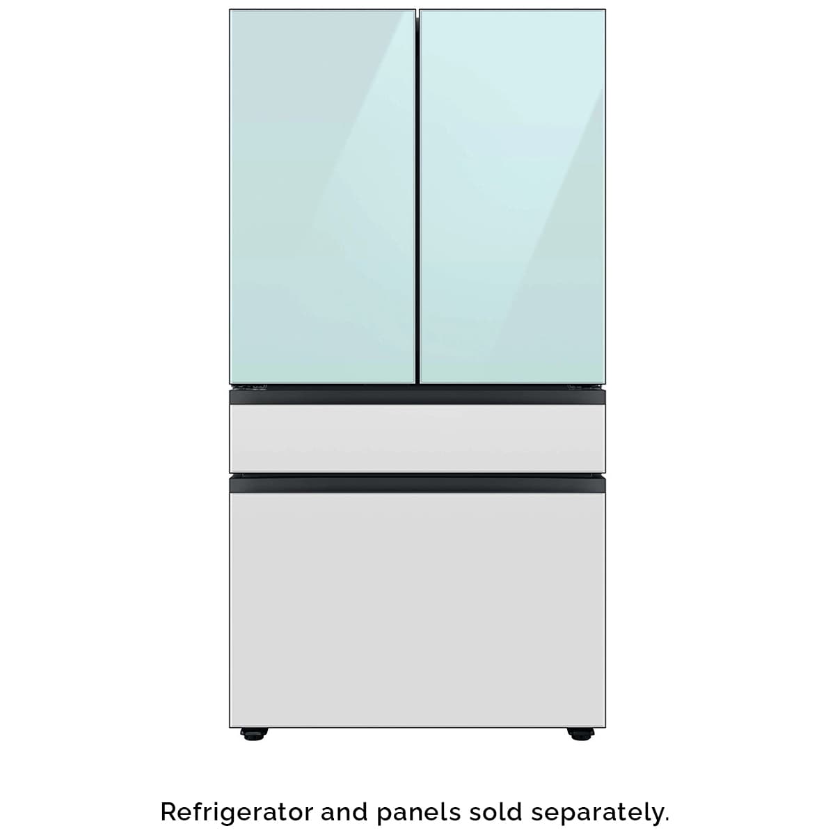 Samsung BESPOKE 4-Door French Door Middle Panel for Refrigerators - White Glass, , hires