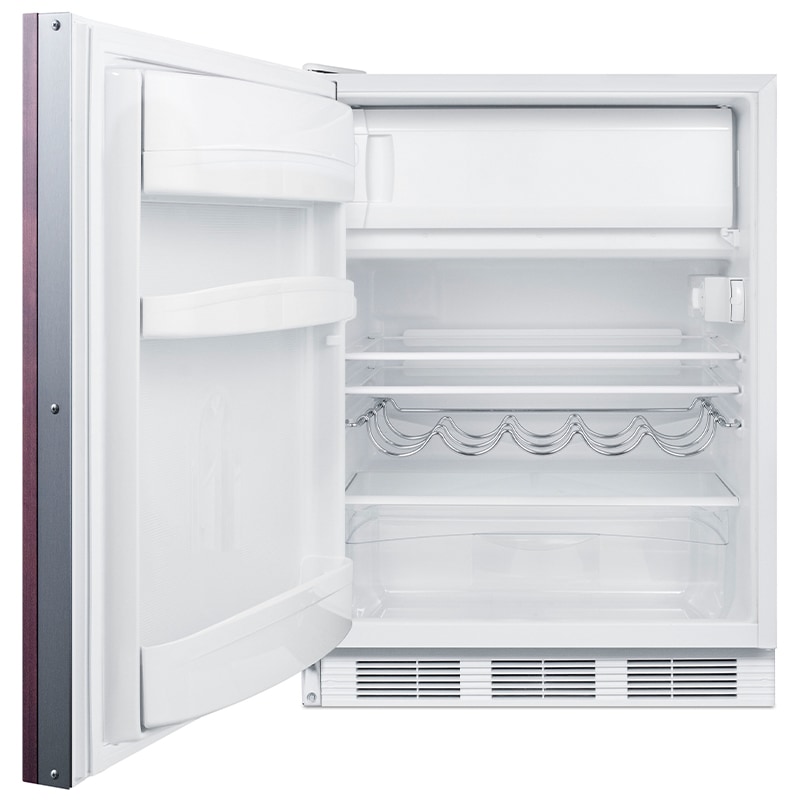 Summit 24 in. 5.1 cu. ft. Left-Hinged Undercounter Refrigerator - Custom Panel Ready, , hires