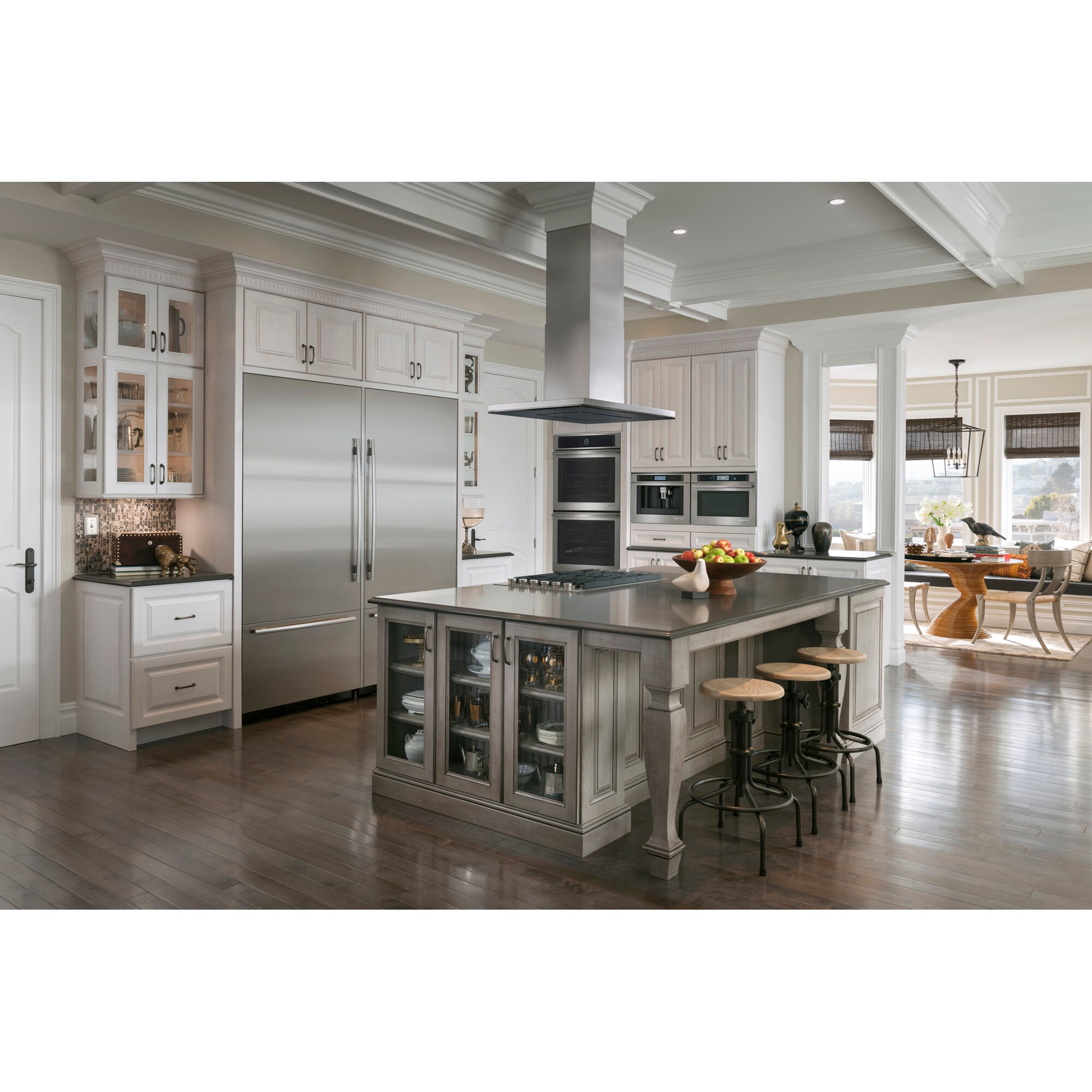 JennAir 36 in. Left-Hinged Built-In 20.9 cu. ft. Counter Depth Bottom Freezer Refrigerator - Custom Panel Ready, , hires