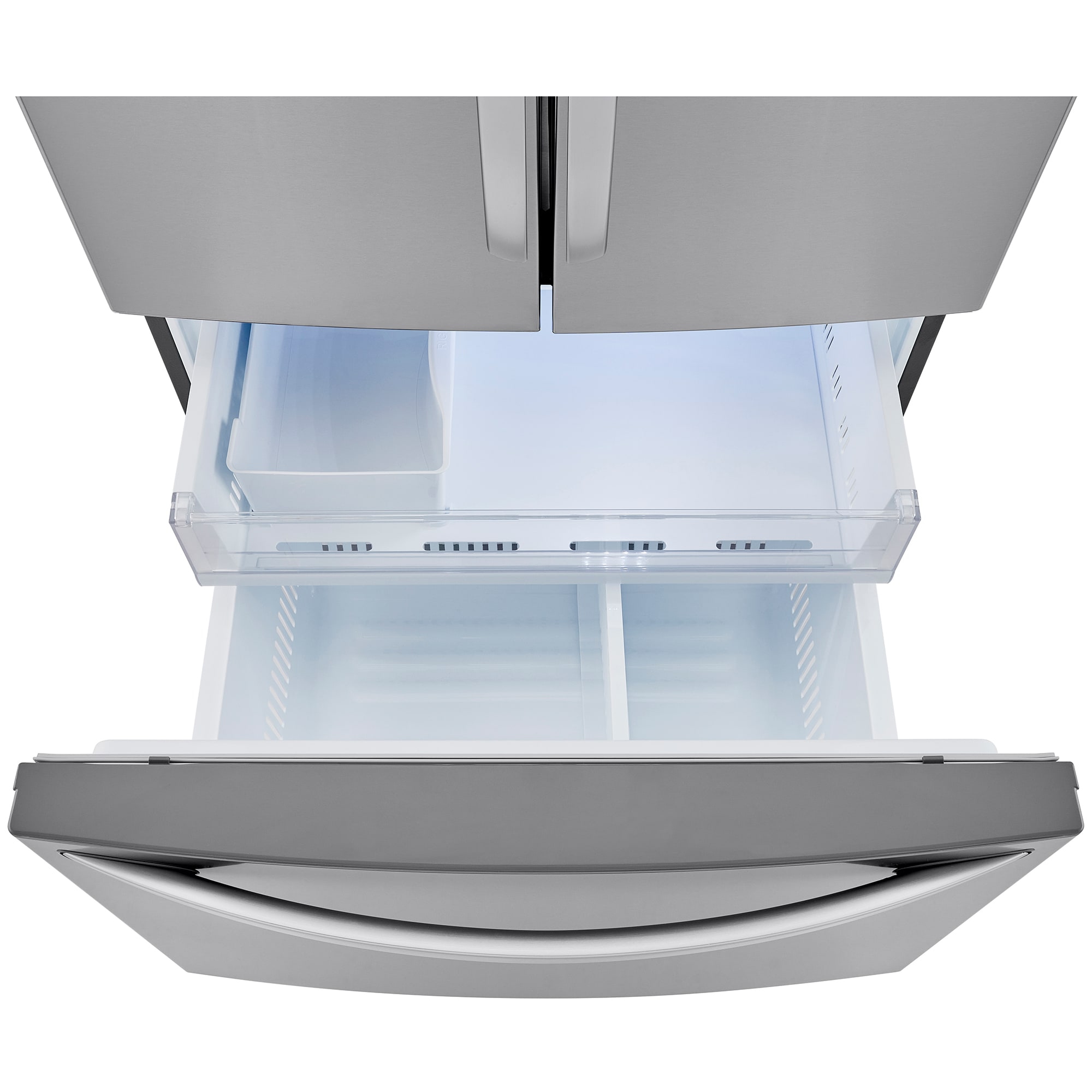 LG 36 in. 28.7 cu. ft. Smart French Door Refrigerator with Ice Maker - Stainless Steel, , hires