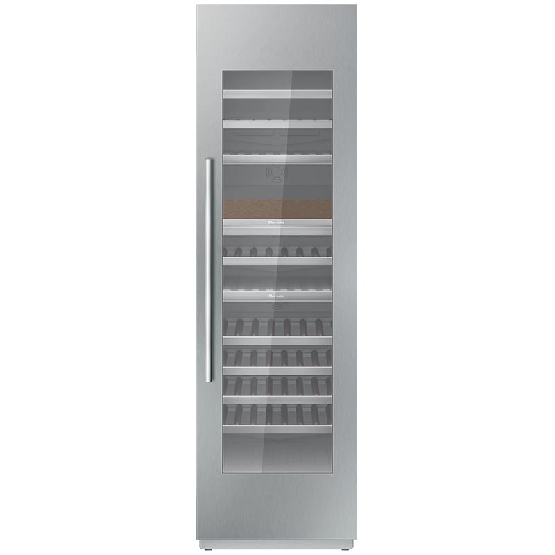 Thermador Freedom Collection 24 in. Built-in Smart Wine Cooler with Wood Racks, Multi-Temperature Zones & 92 Bottle Capacity - Custom Panel Ready, , hires