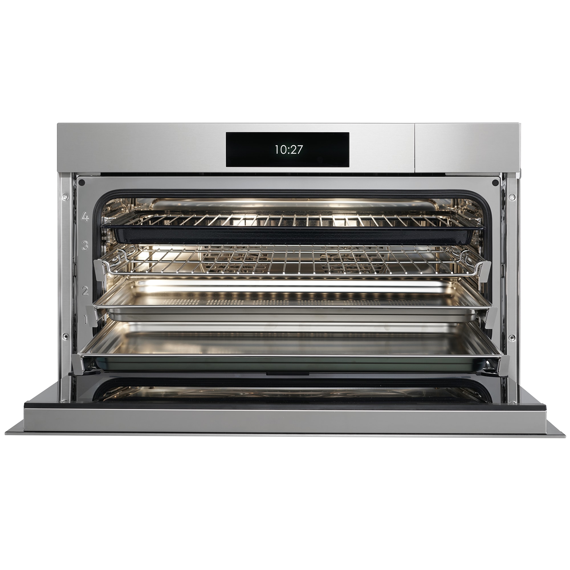 Wolf M Series 30 in. 2.4 cu. ft. Steam Electric Single Wall Oven with Dual Convection - Stainless Steel, , hires