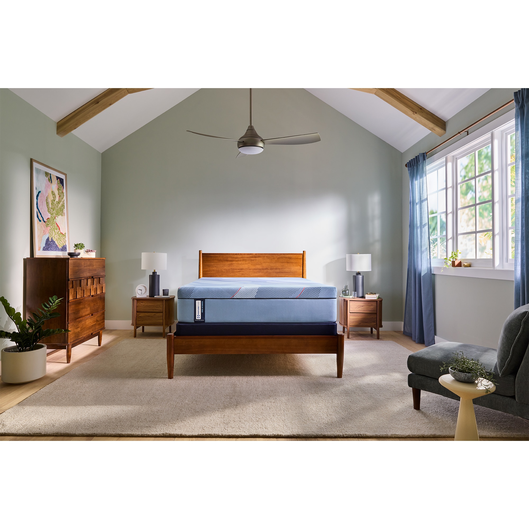 Sealy Reno Posturepedic Pro Firm Hybrid Full Size Mattress, , hires