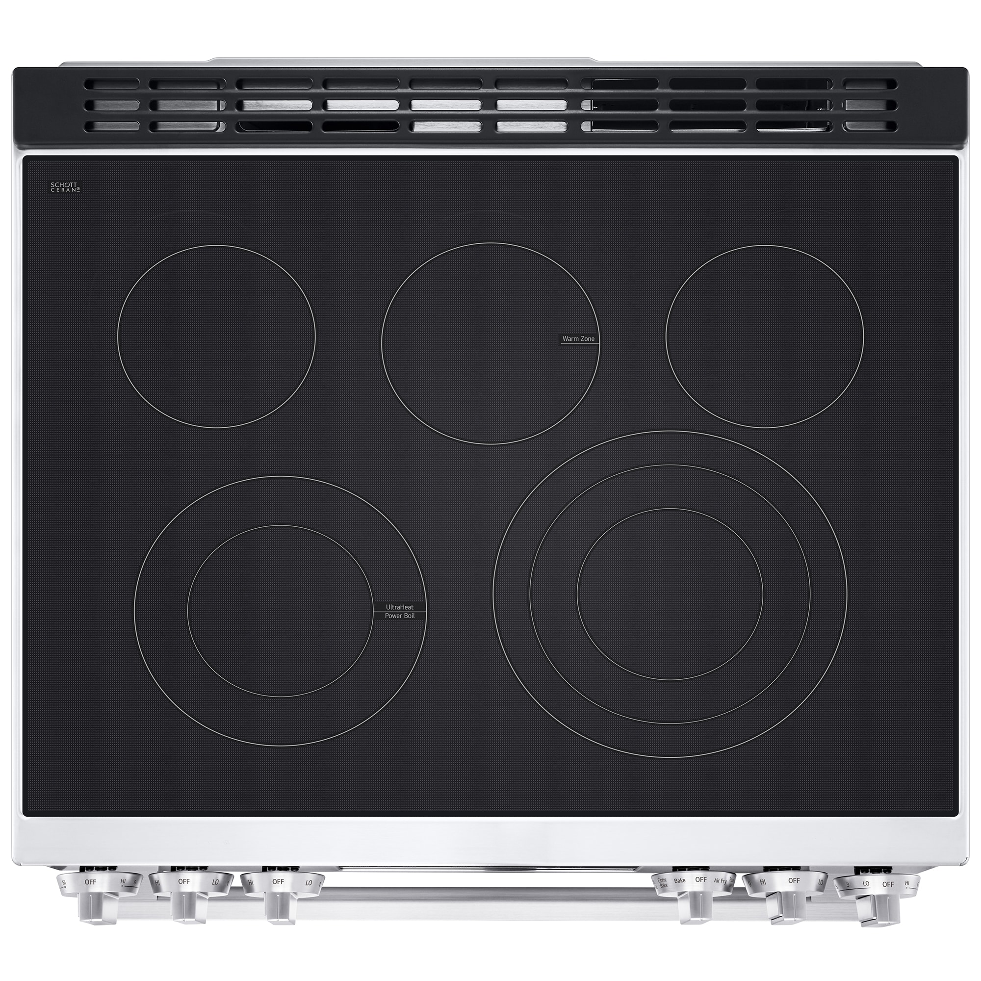 LG 30 in. 6.3 cu. ft. Smart Air-Fry True European Convection Electric Range with Radiant Burners PrintProof Stainless Steel, , hires