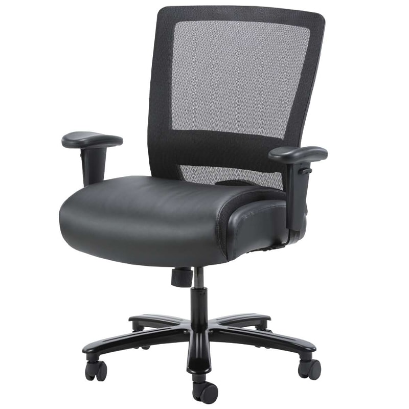 Boss Heavy Duty Big & Tall Mesh Task Chair - Black, , hires