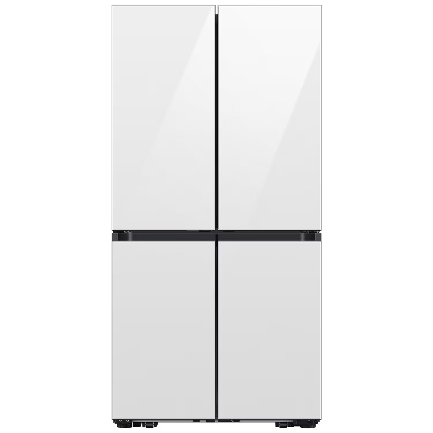 Samsung Bespoke 36 in. 22.8 cu. ft. Smart Counter Depth 4-Door French Door Refrigerator with Internal Water Autofill Pitcher - White Glass, White Glass, hires