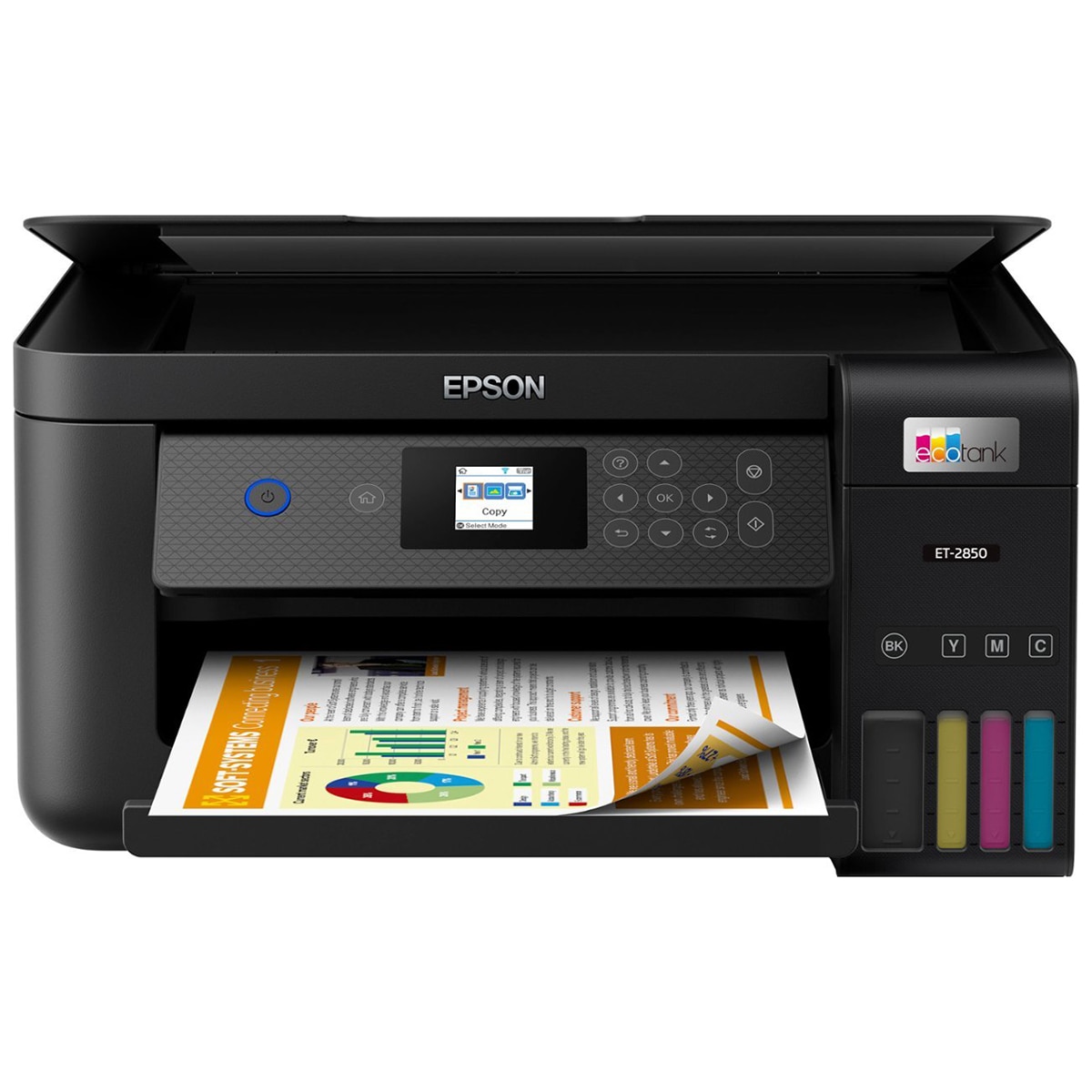 Epson - EcoTank ET-2850 All-in-One Supertank Inkjet Printer - Black, , hires
